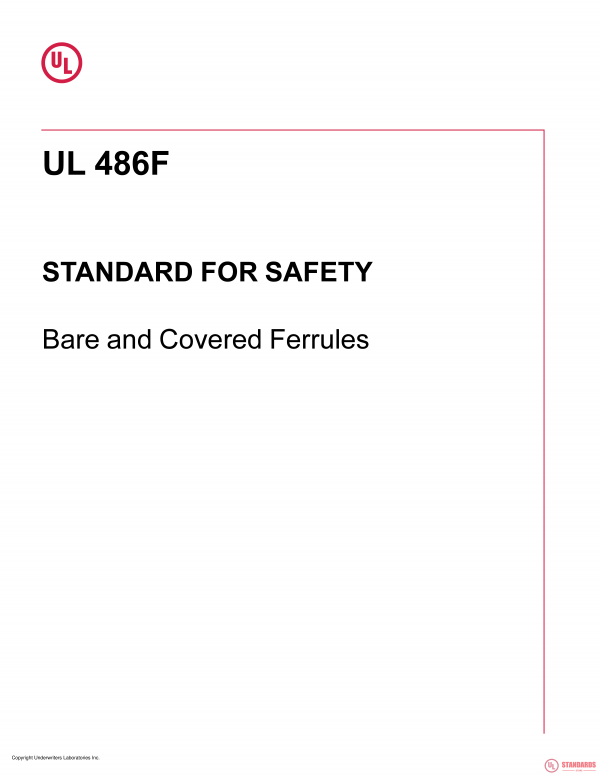 UL 486F PDF UL 486F PDF